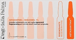 Fragrances, Perfumes, Cosmetics Concentrated Face Ampoules - Diego Dalla Palma Ampolle Astaxanthin + Bakuchiol 1%