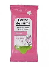 Fragrances, Perfumes, Cosmetics Intimate Hygiene Wipes, 10 pcs - Corine De Farme Intimate Soft Wipes