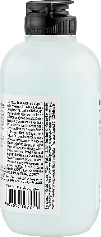 Dry Hair Conditioner - Farmavita Back Bar No6 Extreme Conditioner Avocado and Wheat — photo N7