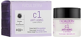 Anti-Aging & Anti-Stress Cream for Normal & Dry Skin - Facialderm C1 Anti-Age And Anti-Stress Cream — photo N2