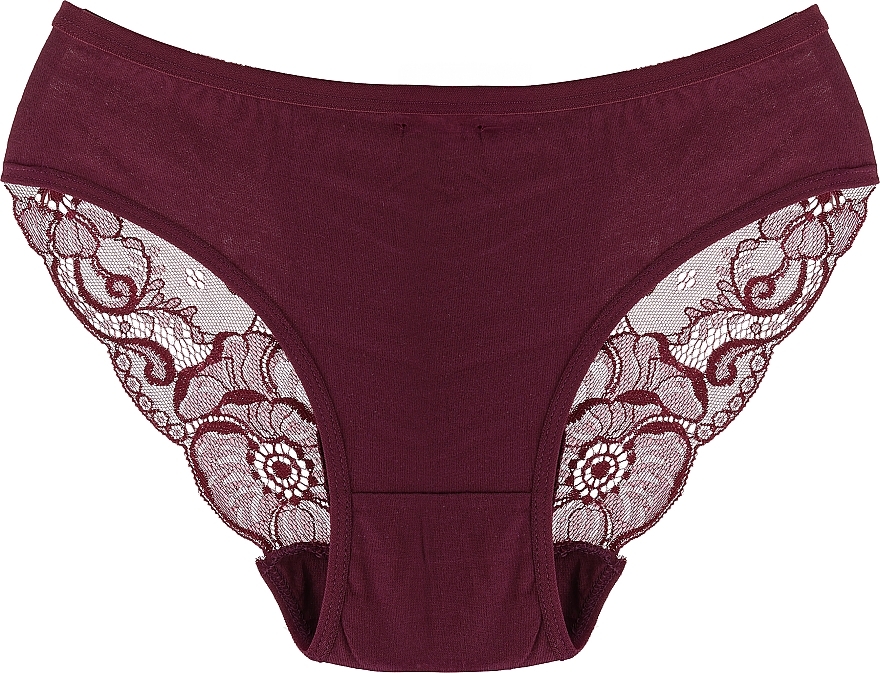 Lace Women Panties bdm450-018, burgundy - Moraj — photo N1