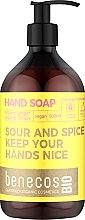 Hand Soap - Benecos Hand Soap Organic Ginger and Lemon — photo N2
