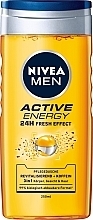 Fragrances, Perfumes, Cosmetics Shower Gel - Nivea Men Active Energy 24H Fresh Effect
