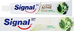 Fragrances, Perfumes, Cosmetics Toothpaste for Gum Protection - Signal Long Active Natural Elements