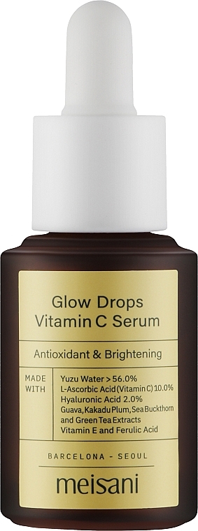 Vitamin C Face Serum - Meisani Glow Drops Vitamin C Serum — photo N1