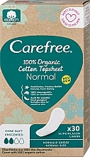 Fragrances, Perfumes, Cosmetics Daily Liners, 30 pcs - Carefree 100% Organic Cotton Normal