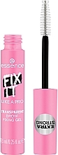 Fragrances, Perfumes, Cosmetics Eyebrow Gel - Essence Fix It Like A Pro Transparent Brow Fixing Gel