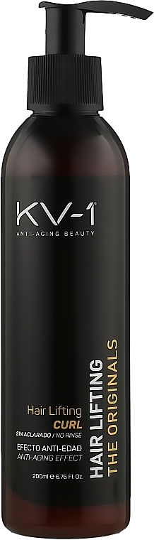 Leave-In Lifting Cream for Curly Hair - KV-1 The Originals Hair Lifting Curl Cream — photo N5