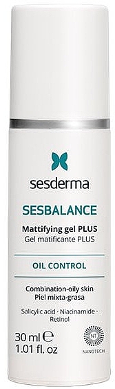 Face Gel - SesDerma Laboratories Sesbalance Mattifying Gel Plus — photo N1