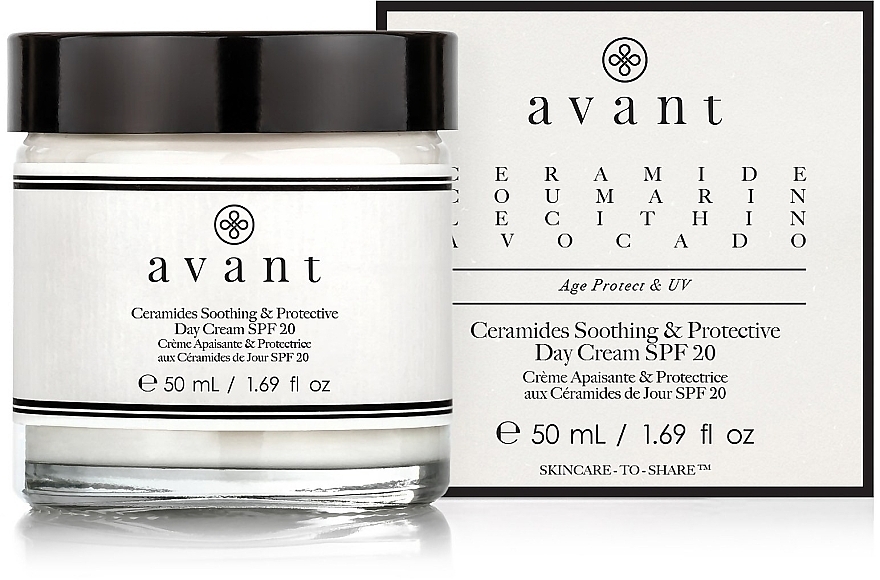 Soothing & Protecting Day Cream - Avant Skincare Ceramides SPF20 Soothing and Protective Day Cream  — photo N1