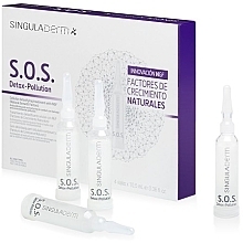 Fragrances, Perfumes, Cosmetics Antioxidant Face Serum Ampoule - Singuladerm S.O.S. Detox-Pollution