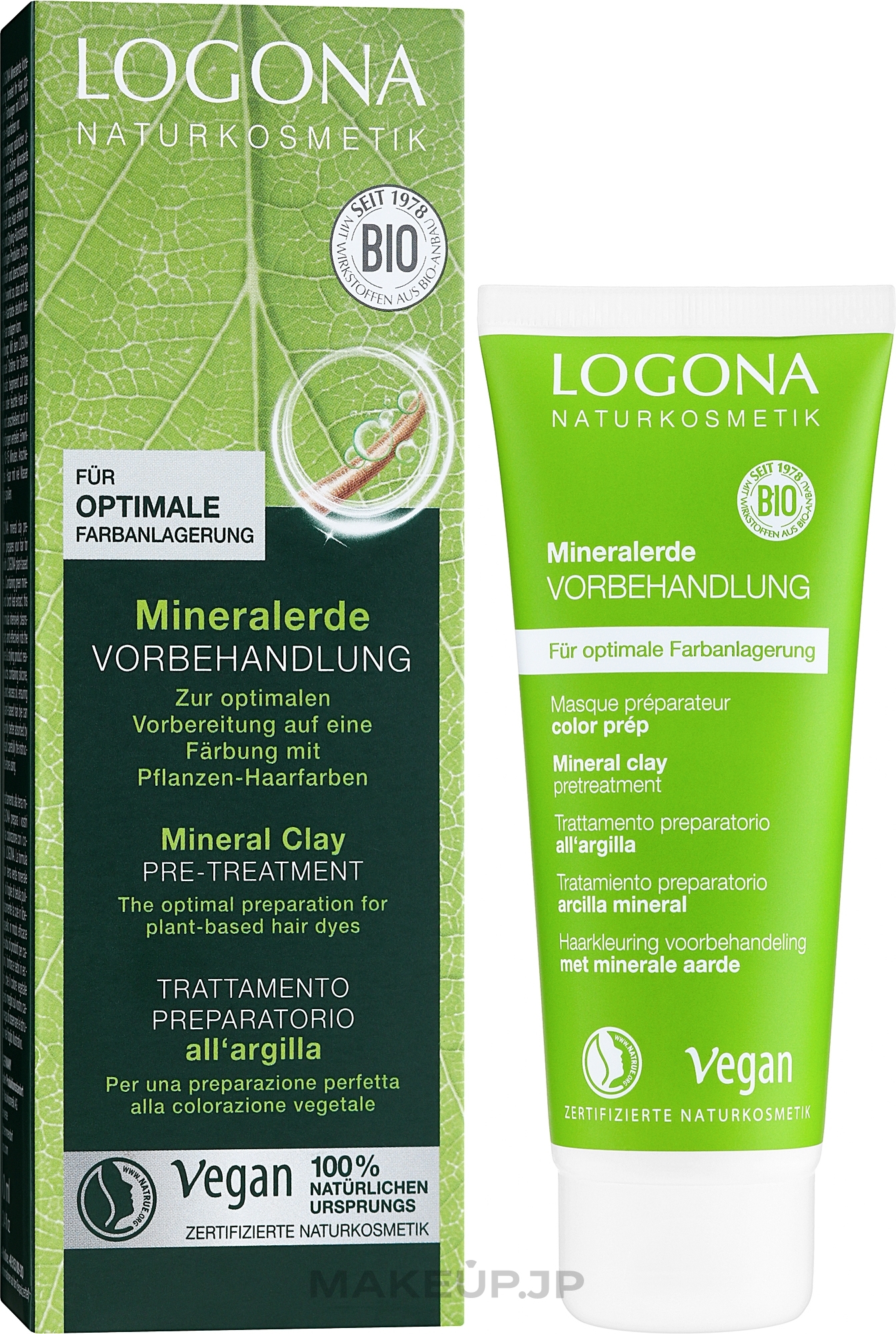 Deep Cleansing Hair & Scalp Clay - Logona Bio Mineral Clay Pre-Treatment — photo 100 ml