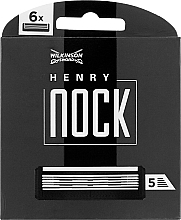 Fragrances, Perfumes, Cosmetics Razor Blade Refill 'Hanry Nock', 6 pcs - Wilkinson Sword Henry Nock