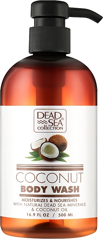 Shower Gel with Dead Sea Minerals & Coconut Oil - Dead Sea Collection Coconut Body Wash — photo N1