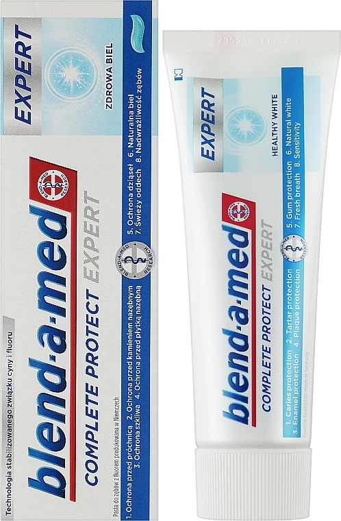 Toothpaste - Blend-a-med Complete Protect Expert Healthy White Toothpaste — photo N2