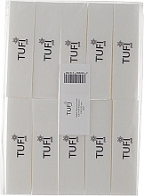 Fragrances, Perfumes, Cosmetics Buffer 150/150 grit, 10 pcs, white - Tufi Profi