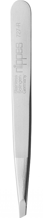 Slanted Tweezers, 9.5 cm - Nippes Solingen Tweezer 727R — photo N1