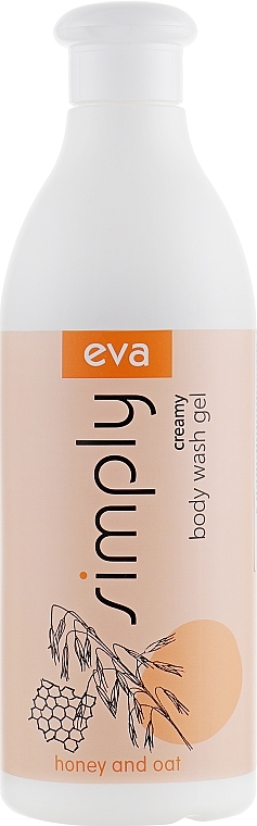 Honey & Oat Shower Cream Gel - Eva Simply — photo N1