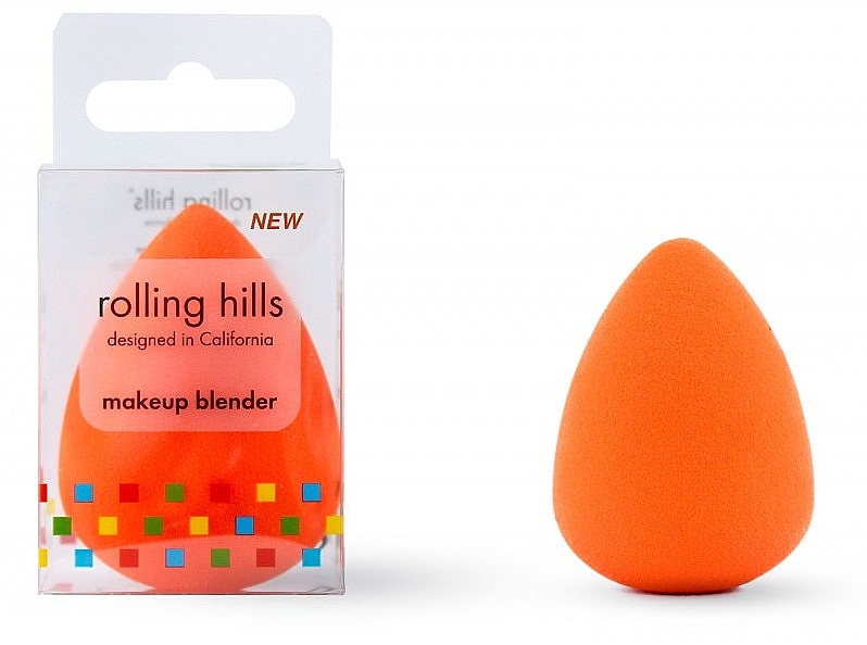 Makeup Blender, orange - Rolling Hills Makeup Blender Dark Orange — photo N1