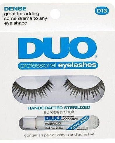 Set - Duo Lash Kit Professional Eyelashes Style D13 (glue/2,5g + eye/l2pcs) — photo N1