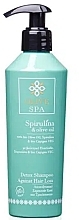 Anti-Hair Loss Detox Shampoo - Olive Spa Spirulina Detox Shampoo Against Hair Loss — photo N1