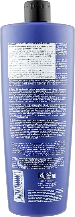 Anti-Yellow Violet Shampoo - Lisap Light Scale Care — photo N4