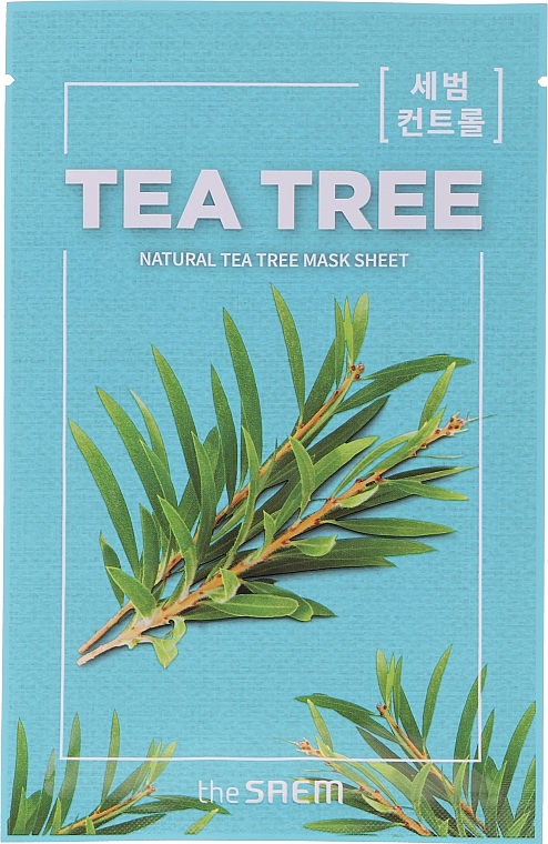 Tea Tree Face Sheet Mask - The Saem Natural Tea Tree Mask Sheet — photo N6