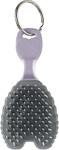 Kids Hair Brush-Keychain, purple - Tangle Angel Baby Brush Liliac — photo N1