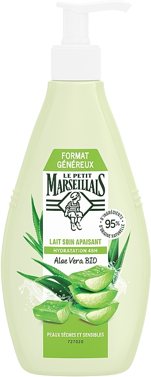 Aloe Vera Body Milk - Le Petit Marseillais Aloe Vera Bio Hydrating Body Milk — photo N1