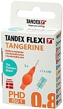 Fragrances, Perfumes, Cosmetics Interdental Brush, 0.8 mm, Orange - Tandex Flexi Ultrafine Tangarine