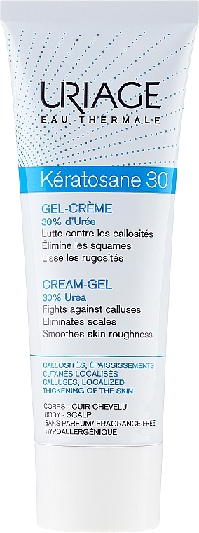 Cream-Gel for Calluses & Localized Thickening - Uriage Keratosane 30 Gel-Cream — photo N5