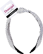 Fragrances, Perfumes, Cosmetics Hair Hoop, FA-5619, white with polka dots - Donegal