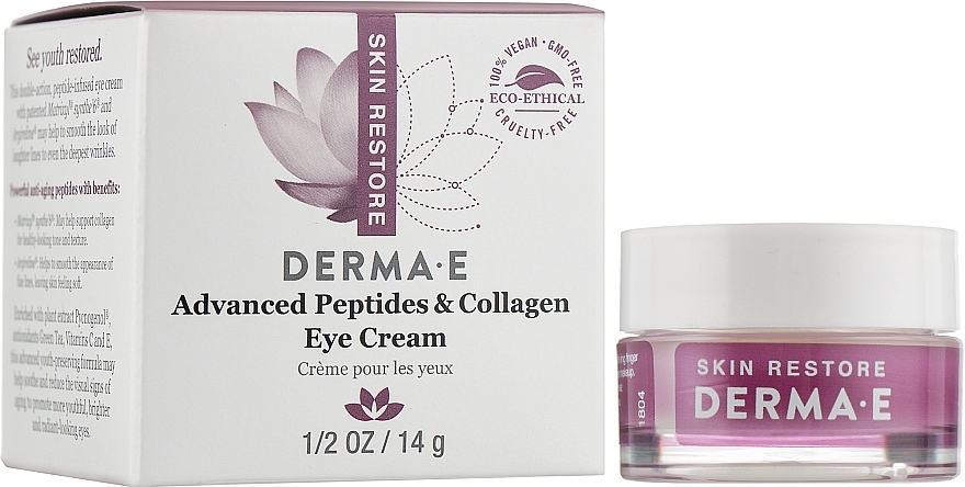 Peptide & Collagen Eye Cream - Derma E Skin Restore Advanced Peptide & Collagen — photo N4