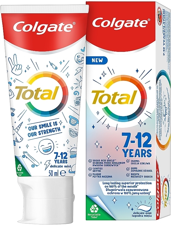 Kids Toothpaste 7-12 years - Colgate Total Junior Toothpaste — photo N3