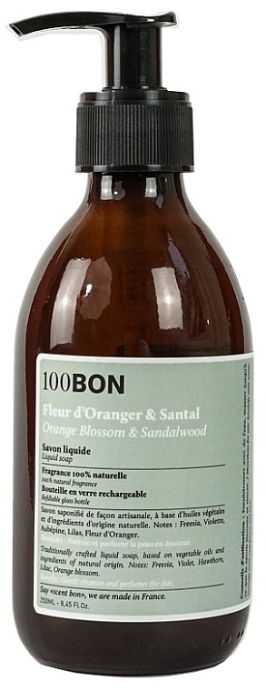 Liquid Soap - 100BON Fleur D’Oranger & Santal Liquid Soap — photo N1