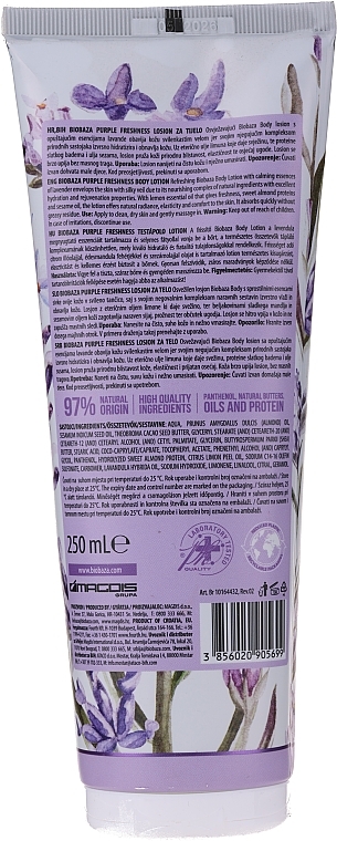 Lavender & Lemon Body Lotion - Biobaza Purple Freshness Body Lotion — photo N2