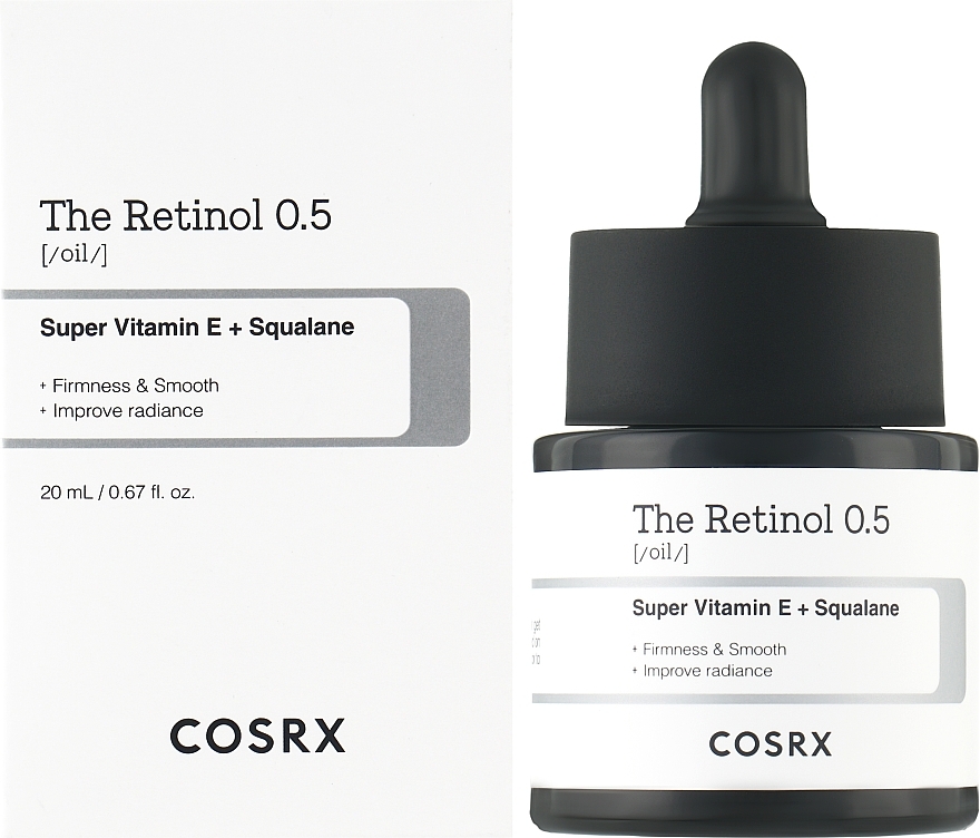 Retinol Face Oil 0.5% - Cosrx The Retinol 0.5 Super Vitamin E + Squalane — photo N3