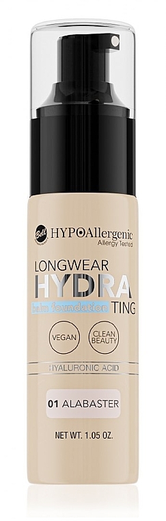 Hypoallergenic Moisturizing Foundation - Bell HypoAllergenic Longwear Hydrating Balm Foundation — photo N1