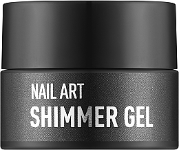 Nail Design Shimmer-Gel with Big Glitter - NUB Shimmer Gel — photo N2