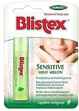 Fragrances, Perfumes, Cosmetics Mint & Melon Lip Balm - Blistex Sensitive Mint Melon