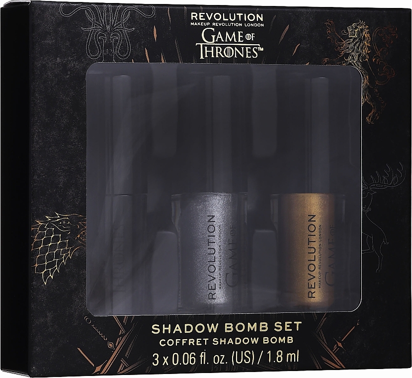 Set - Makeup Revolution Game of Thrones Shadow Bomb Set — photo N1