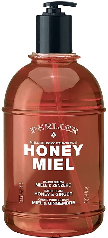 Honey & Ginger Shower Cream - Perlier Honey Miel Bath Cream Honey & Ginger — photo N10