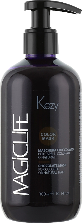 Toning Mask for Colored Hair "Chocolate" - Kezy Magic Life Chocolate Mask For Colored Natural Hair — photo N2