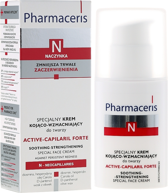 Special Soothing Strengthening Face Cream - Pharmaceris N Active-Capilaril Forte Cream — photo N4