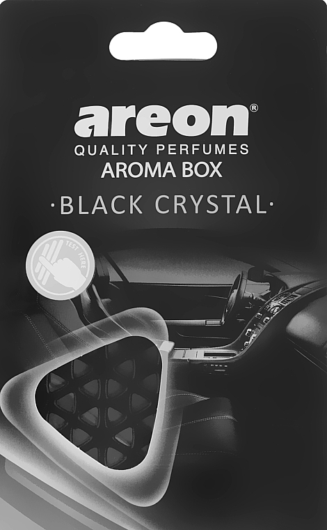 Air Freshener - Areon Aroma Box Black Crystal — photo N1