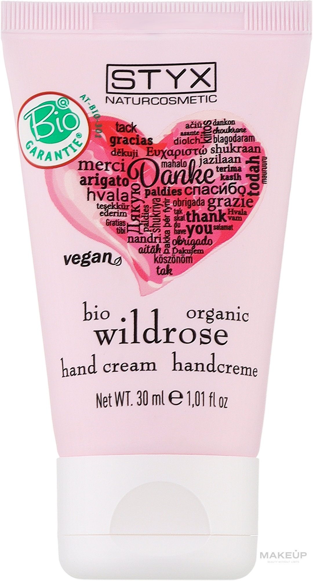 Wild Rose Hand Cream - Styx Naturcosmetic Wild Rose Hand Creme — photo 30 ml