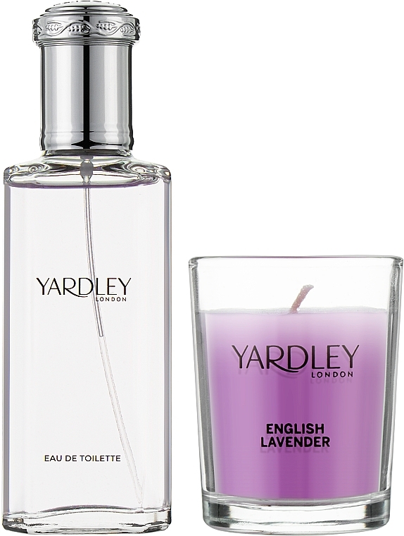 Yardley English Lavender - Set (edt/50ml + candle/120g)  — photo N2