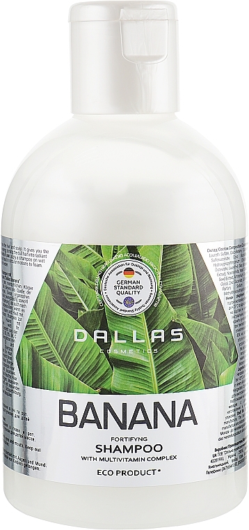 Banana Shampoo - Dalas Cosmetics Fortifying Shampoo — photo N6