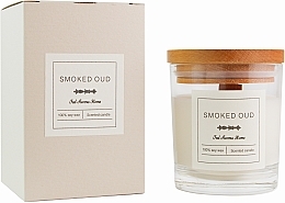 Fragrances, Perfumes, Cosmetics Smoked Oud Scented Candle - Feel Aroma Home Smoked Oud Scented Candle