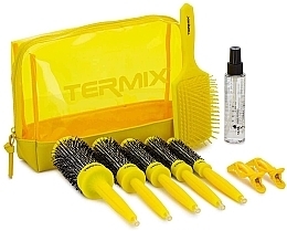 Fragrances, Perfumes, Cosmetics Set, 10 tools - Termix Brushing Pack in 3 StepsYellow